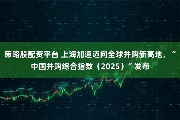 策略股配资平台 上海加速迈向全球并购新高地,“中国并购综合指数(2025)”发布
